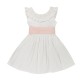 Grace Dress with Pearl Hand Smocking and Silk Sash Grace Dress with Pearl Hand Smocking and Silk Sash