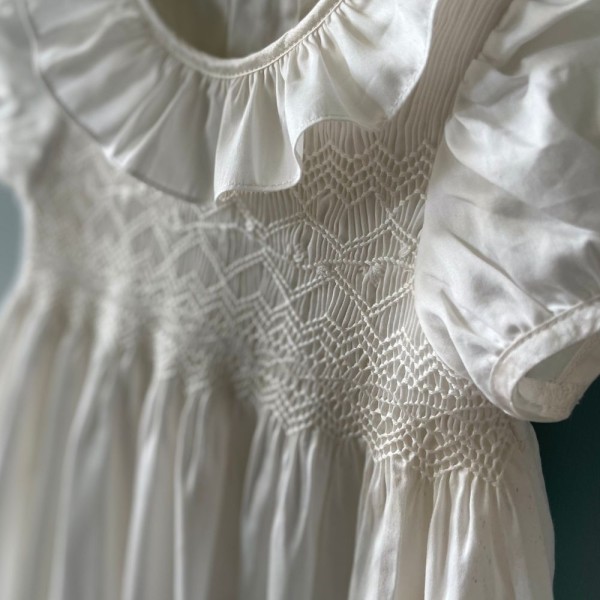 Eve Hand Smocked Special Occasion Baby Gown Eve Hand Smocked Special Occasion Baby Gown