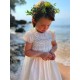 Diana Special Occasion Dress with Forget Me Not Hand Smocking Diana Special Occasion Dress with Forget Me Not Hand Smocking