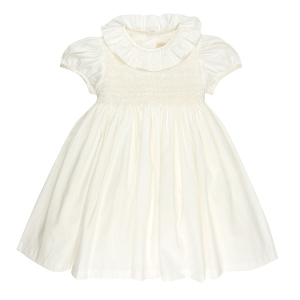 Diana Special Occasion Dress with Madonna Lily Hand Smocking Diana Special Occasion Dress with Madonna Lily Hand Smocking