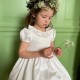 Diana Special Occasion Dress with Madonna Lily Hand Smocking Diana Special Occasion Dress with Madonna Lily Hand Smocking