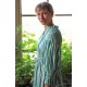 Aloha Wanderwell Dress Wimbledon Stripe with White Honeycomb Hand Smocking Aloha Wanderwell Dress Wimbledon Stripe with White Honeycomb Hand Smocking