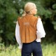 C J Walker Waistcoat Butterscotch Needlecord with Spiced Vanilla Hand Smocking Edition 5 C J Walker Waistcoat Butterscotch Needlecord with Spiced Vanilla Hand Smocking Edition 5